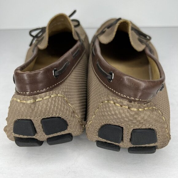 Mercanti Fiorentini Driving Moccasins Shoes Men\'s Newbuck Tan Brazil Size 12 main image 6